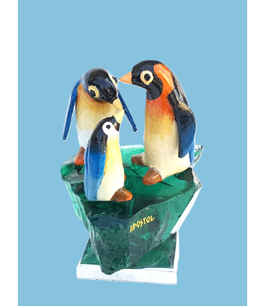Happy Penguin Family