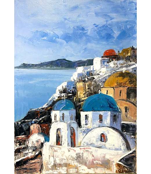 Santorini Blue